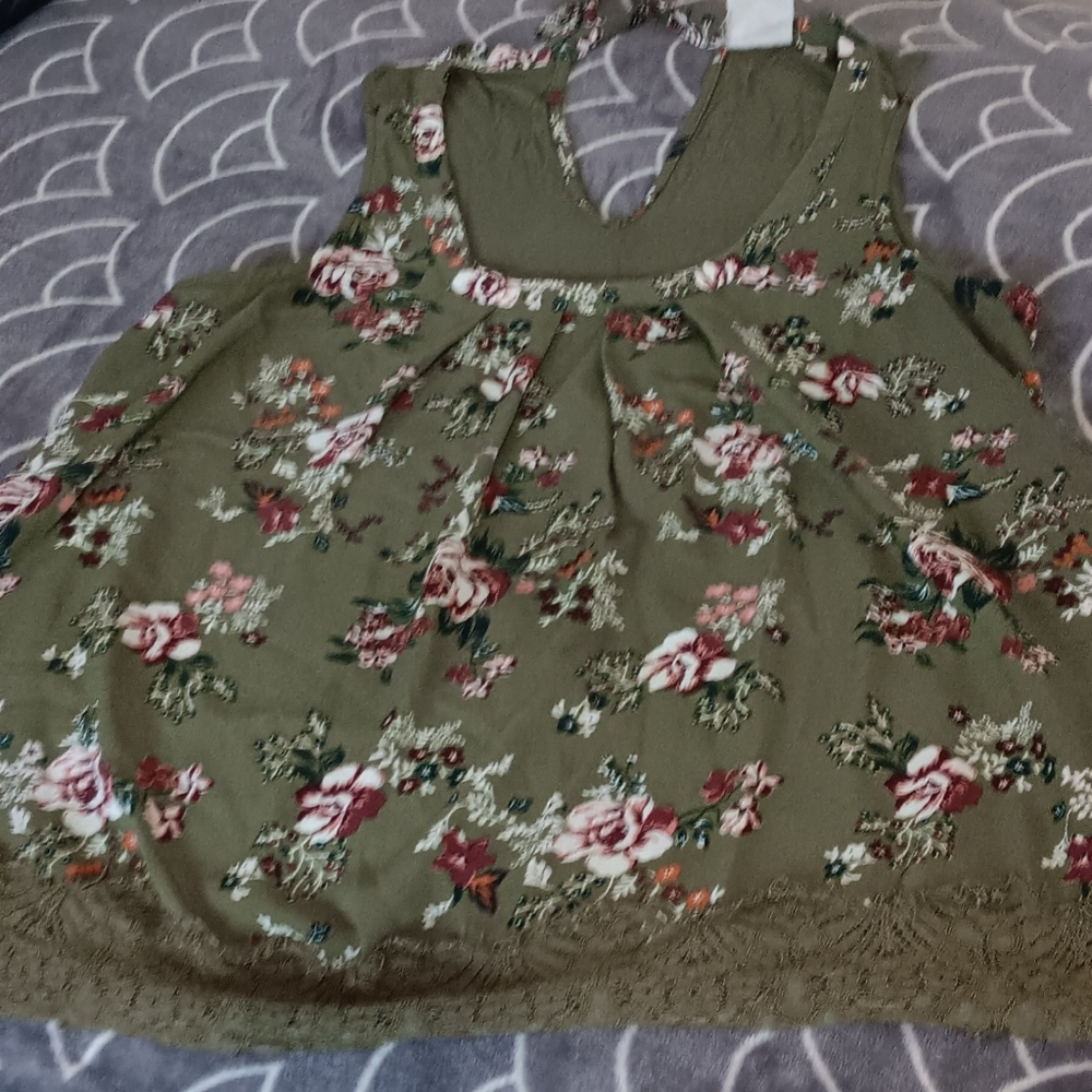 Flowers and lace